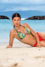 Raica Oliveira Posing On The Beach 06