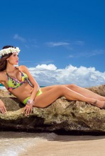 Raica Oliveira Posing On The Beach 07
