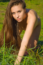 Sexy Brunette Teen Nensi Naked In The Nature 07