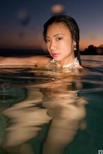 Hiromi Ashima Asian Babe At The Pool 11